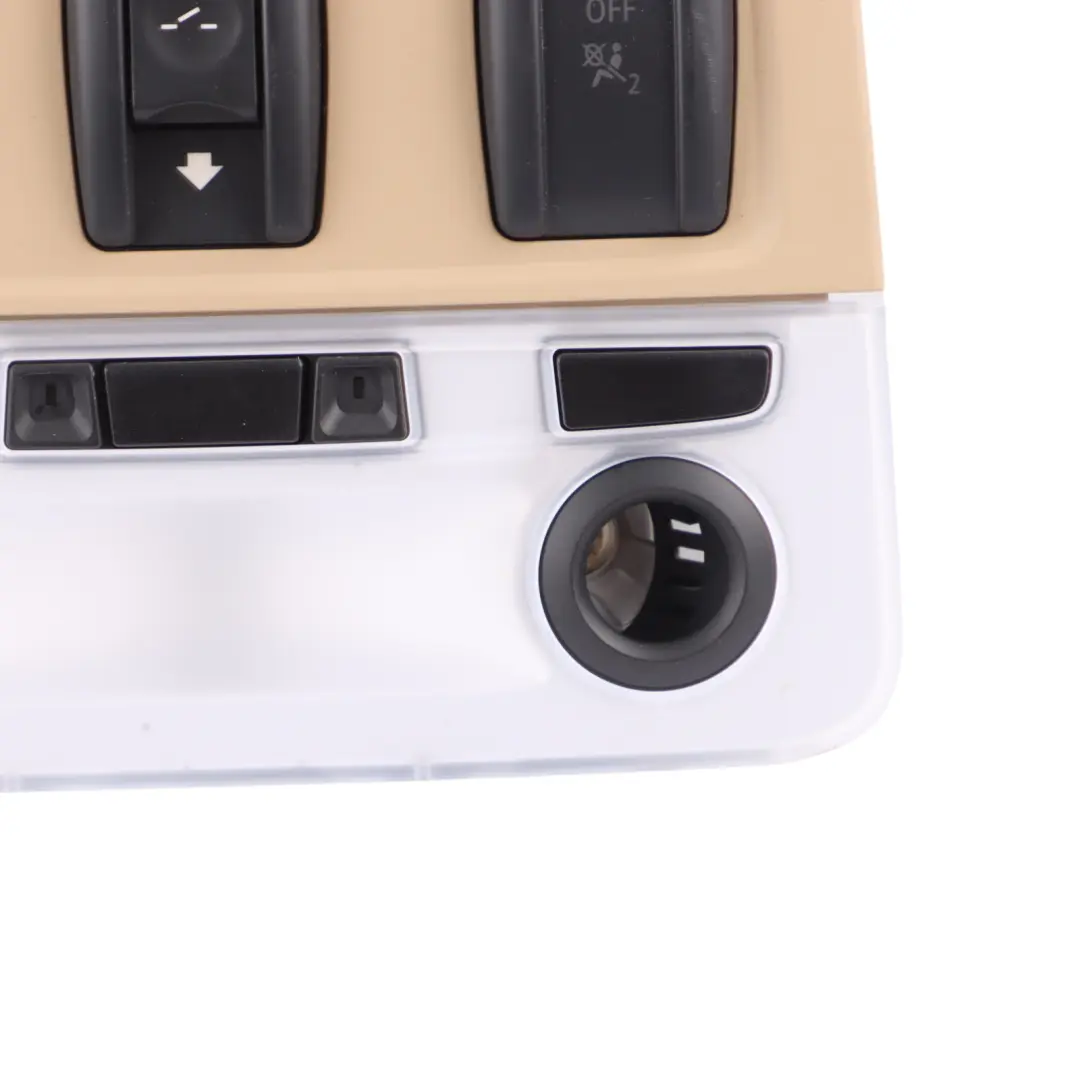 Lámpara techo BMW X1 E84 E91 lectura interior Panel interruptores Beige 9225515