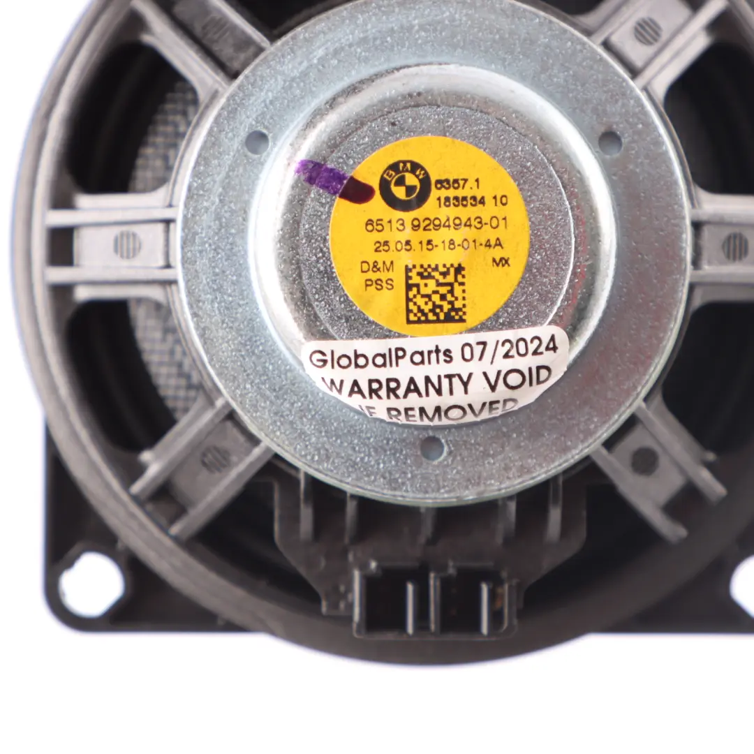 Speaker Midrange BMW X5 F15 F85 X6 F16 Door Harman Kardon Loudspeaker 9294943