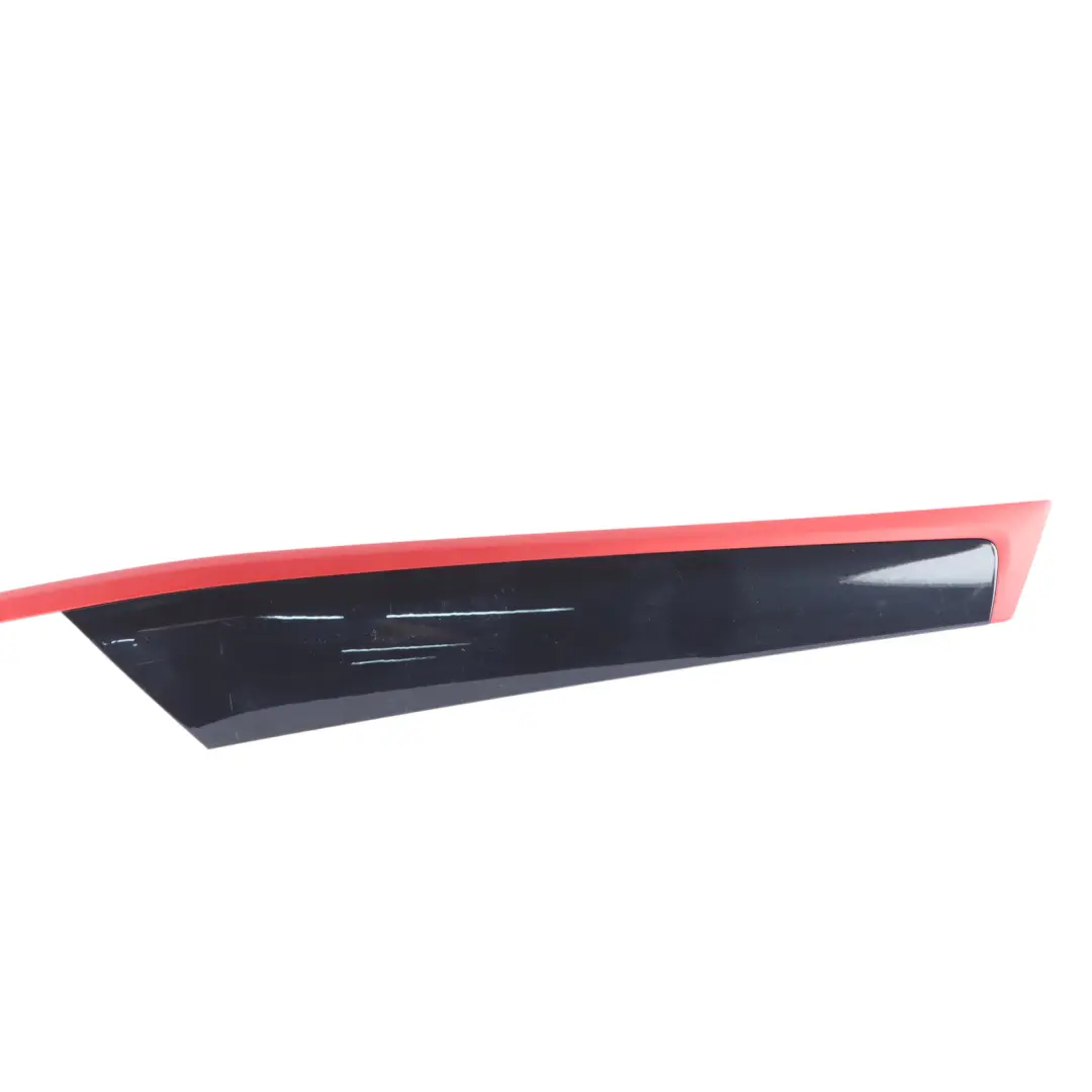 BMW X1 E84 Decor Strip Trim Dashboard Console Cover Black High Gloss Red Strip