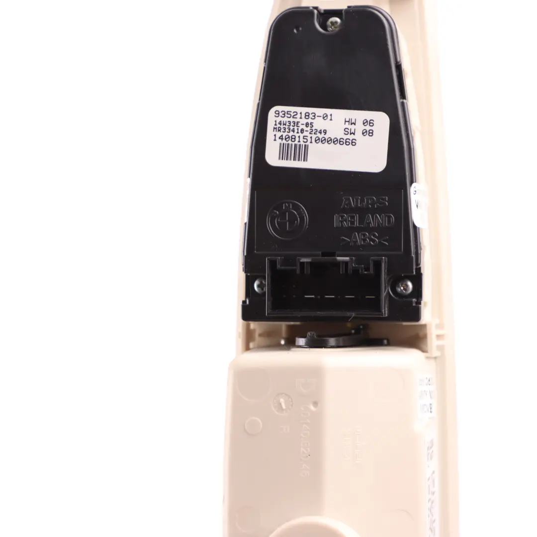 Window Lifter Switch Driver's Side Door Control Panel Unit BMW F01 LCI - SKU 9352183-1 - Part number 9352183
