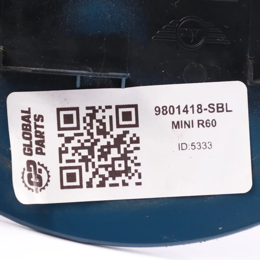 MIni R60 Fuel Flap Tapa depósito de combustible Surf Blue Metallic - B18 9801418