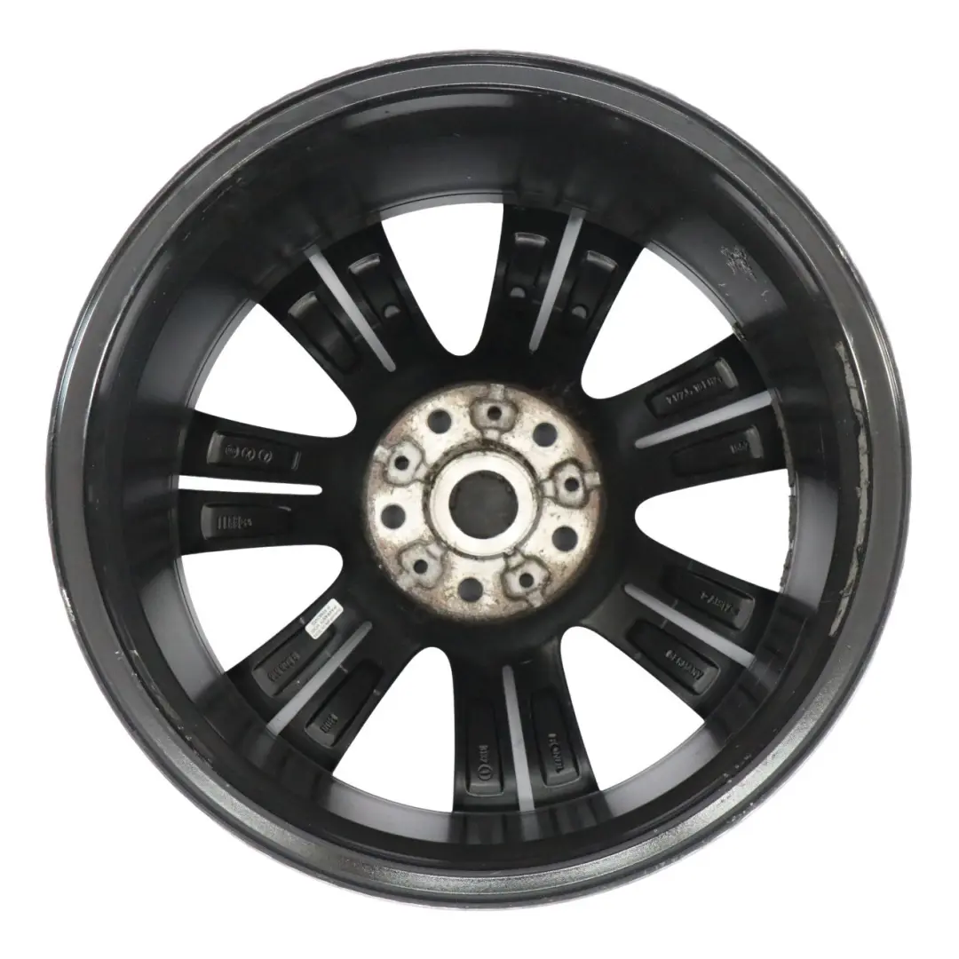 Mini Cooper R60 R61 Wheel Alloy Rim 18" 7,5J Twin Spoke Black 9808516