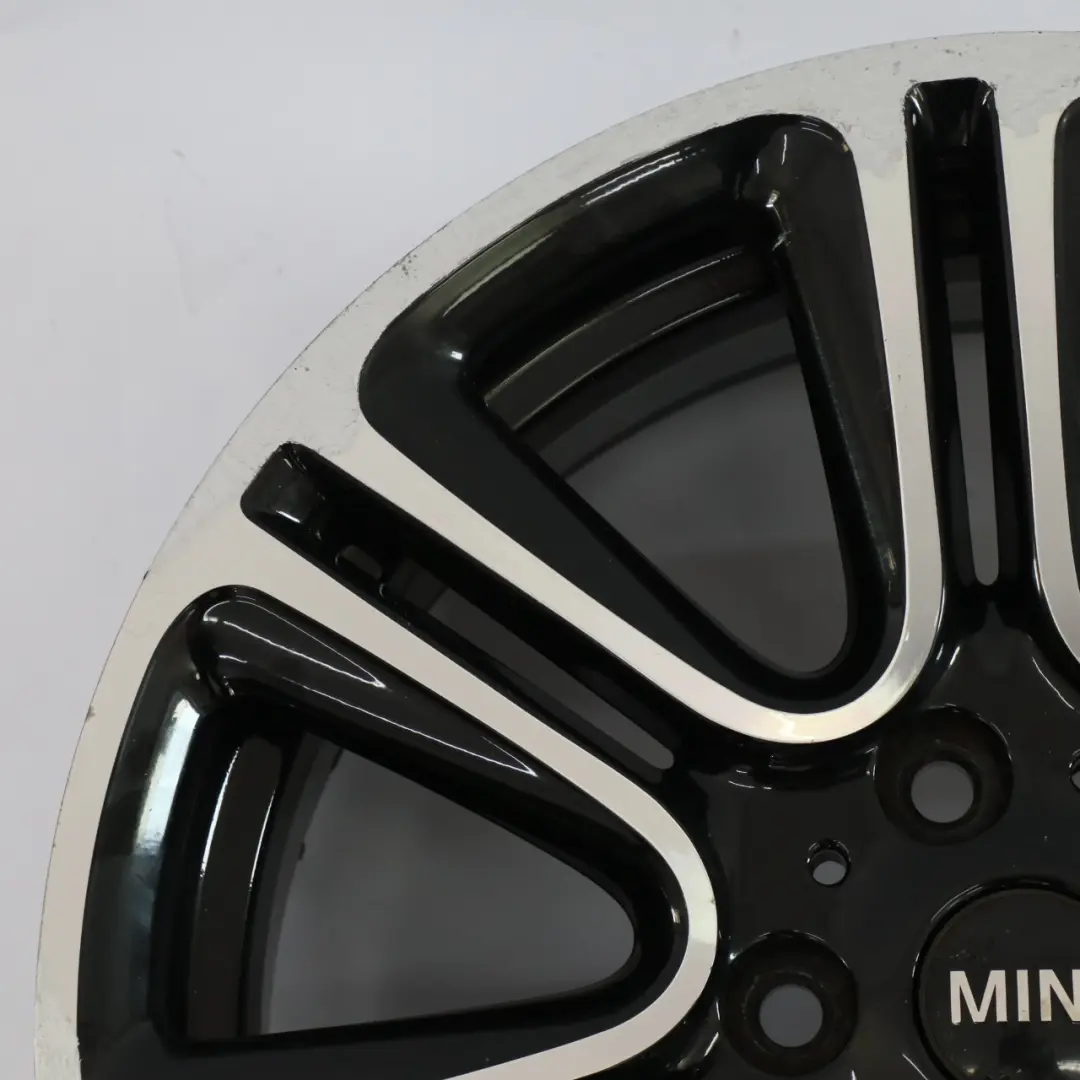 Mini Cooper R60 R61 Wheel Alloy Rim 18" 7,5J Twin Spoke Black 9808516