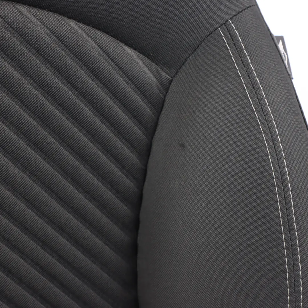 MINI R60 Countryman Front Right O/S Seat Sport Cloth Fabric Diagonal Track Grey