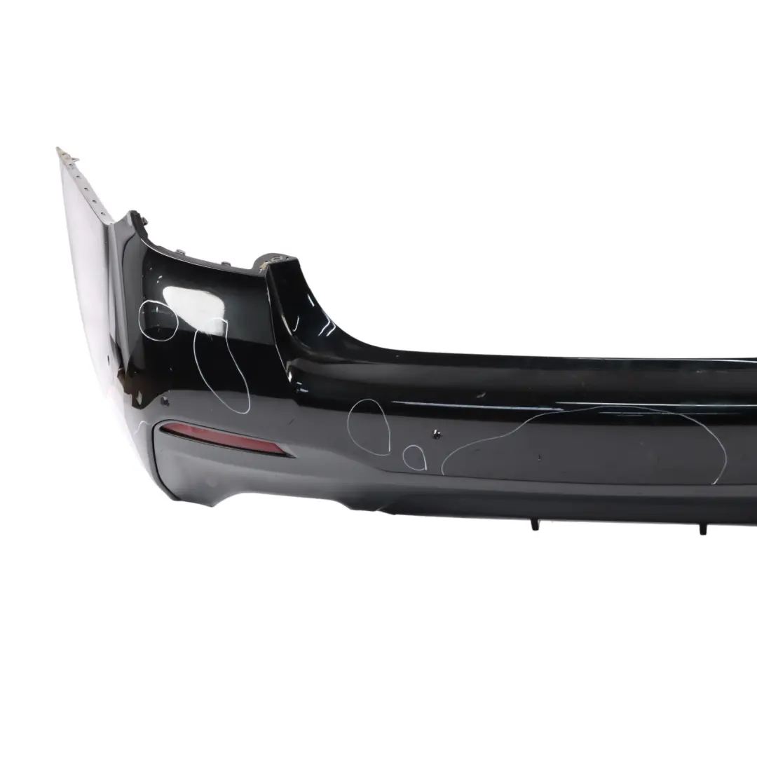 BMW G30 LCI Rear Bumper Panel M Sport PDC Covering Black Sapphire Metallic - 475