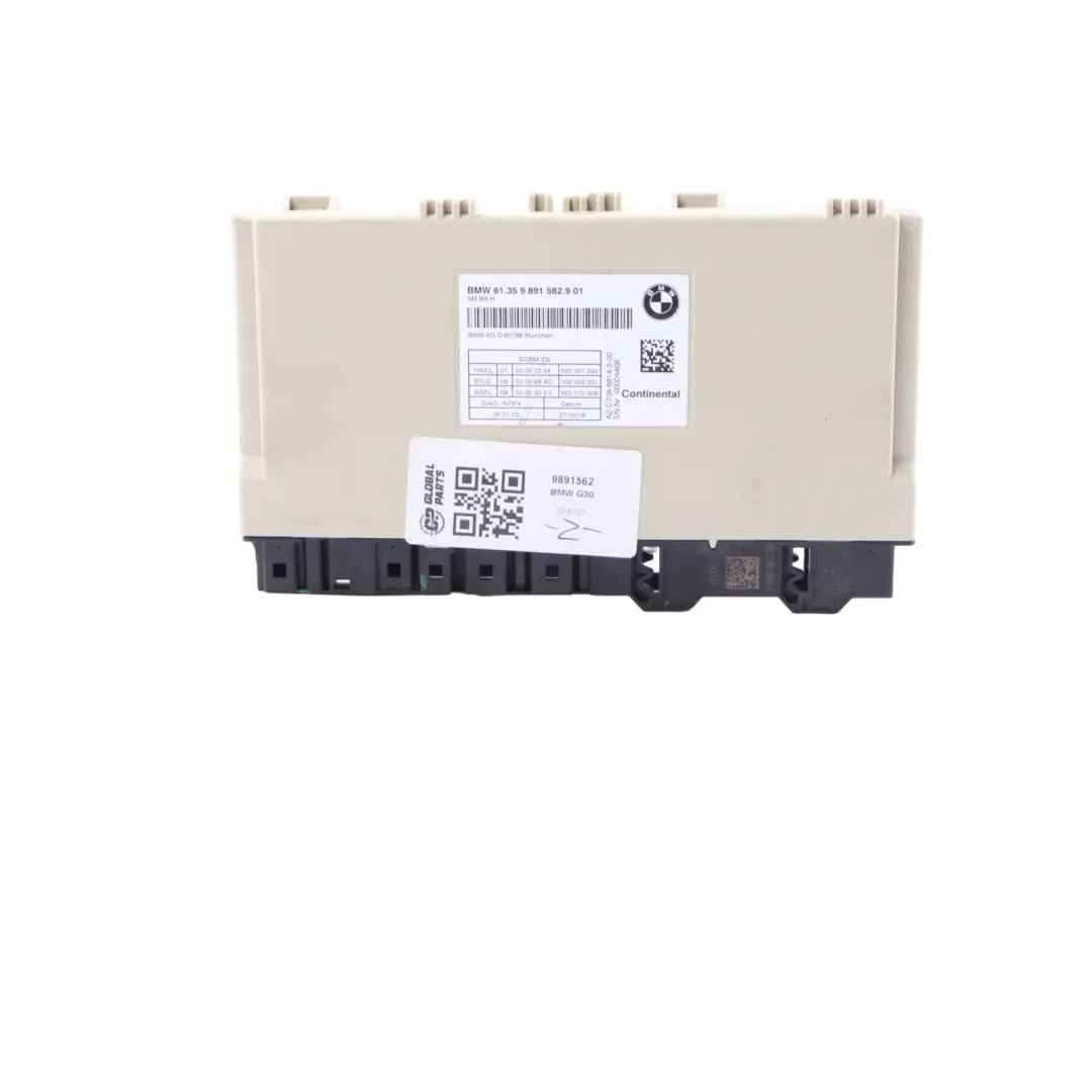 BMW G11 G20 G30 G01 G02Moduł Sterownik Fotela Przód ECU 9891562