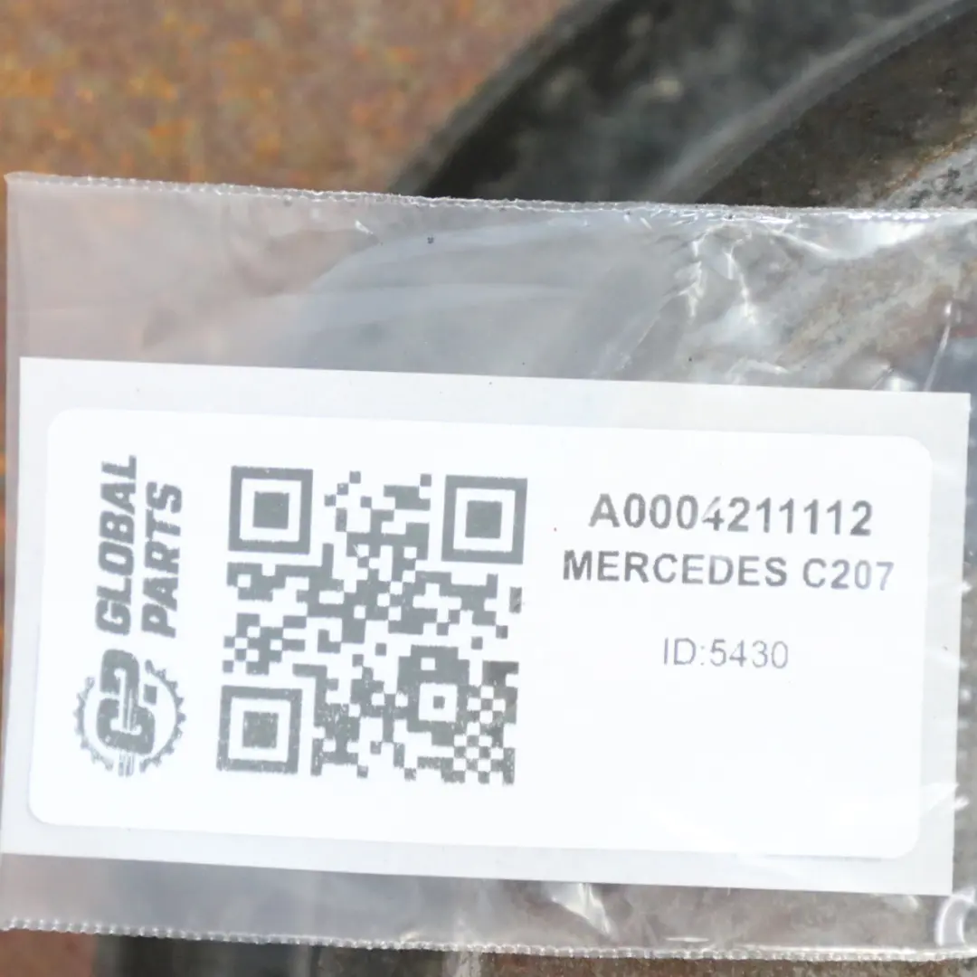 Mercedes C207 Suspensión Disco de Freno Izquierdo Derecho Set A0004211112