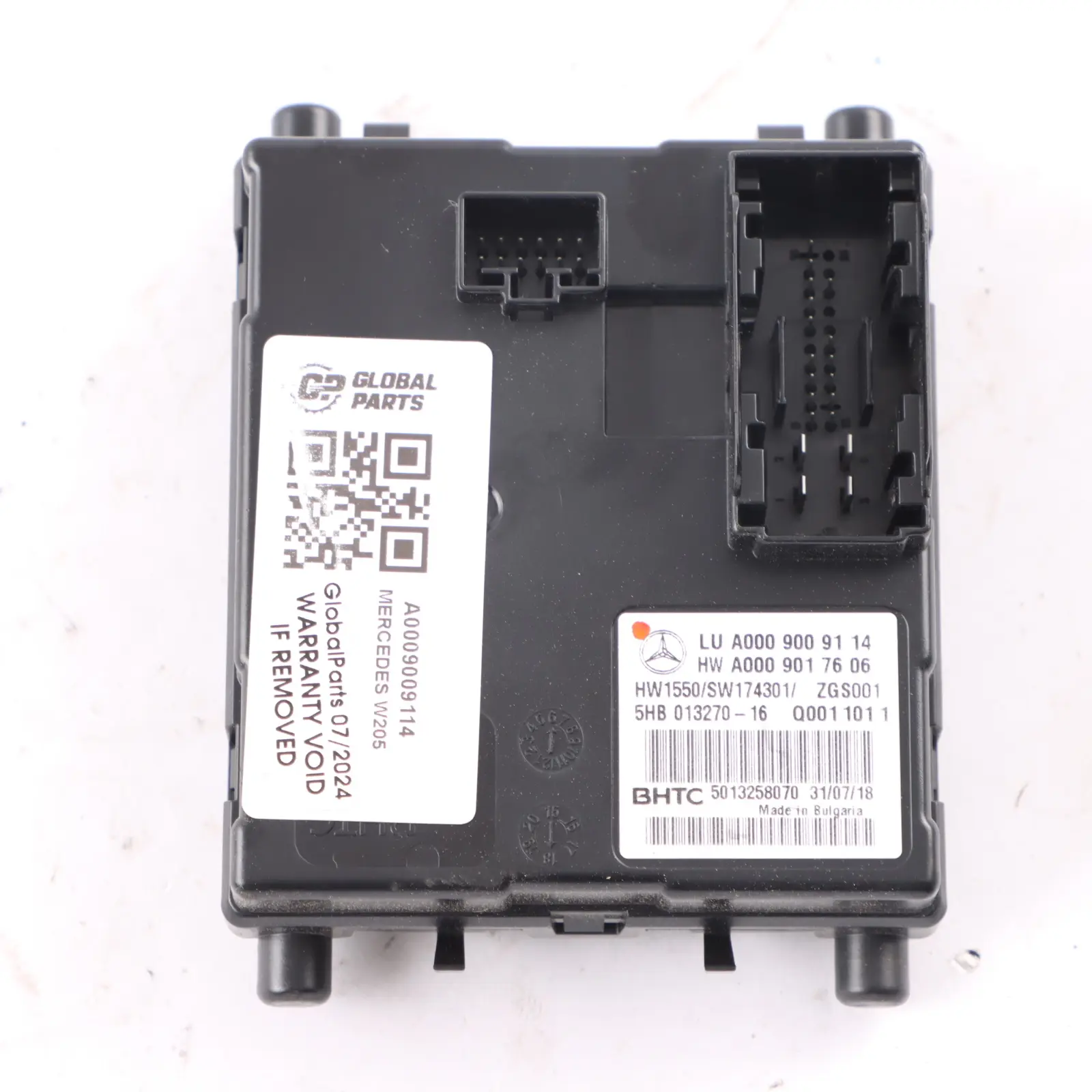 Mercedes W205 Air Conditioning Climate Control Module ECU A0009009114