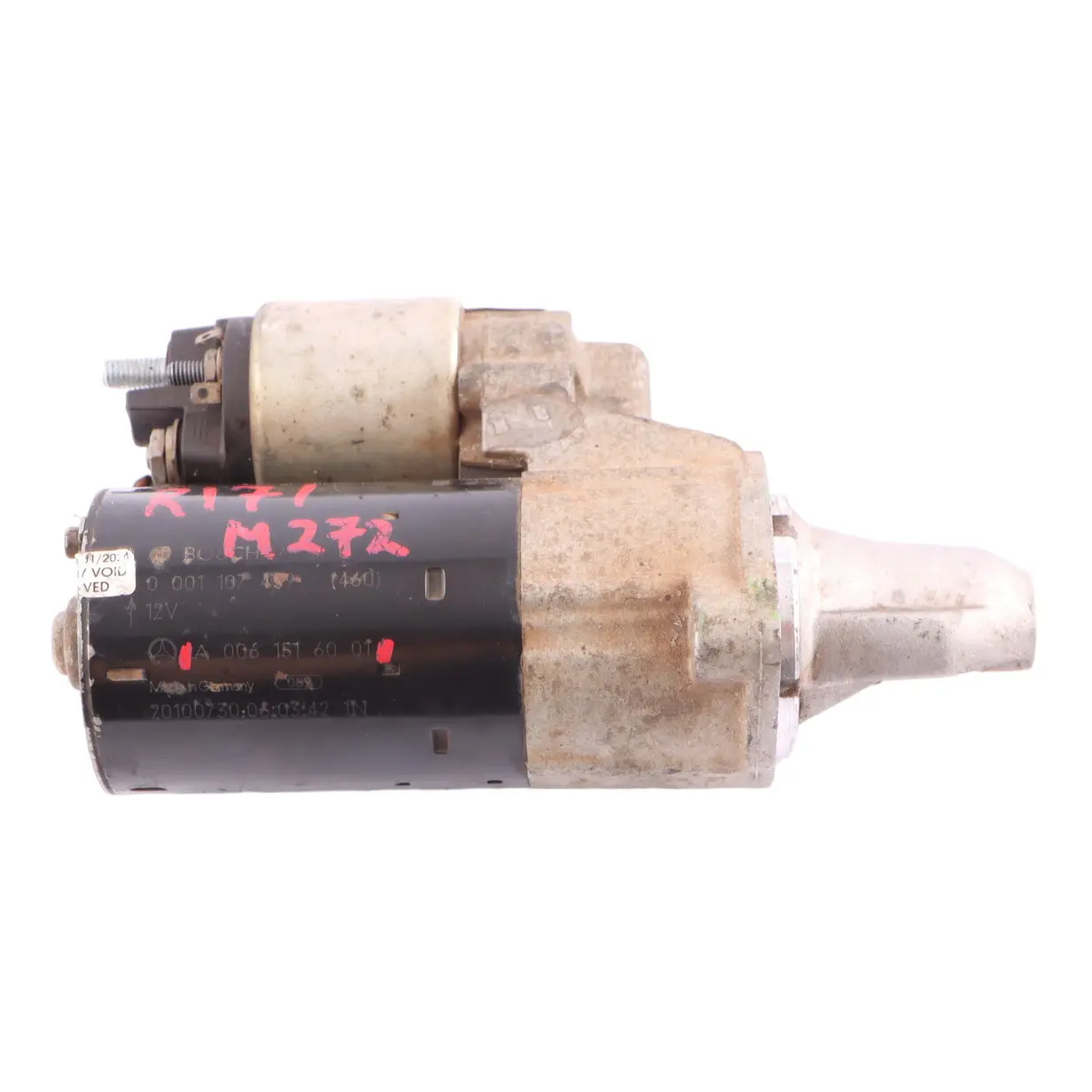 Motor de arranque Mercedes R171 W204 W212 M272 Motor Gasolina Bosch A0061516001