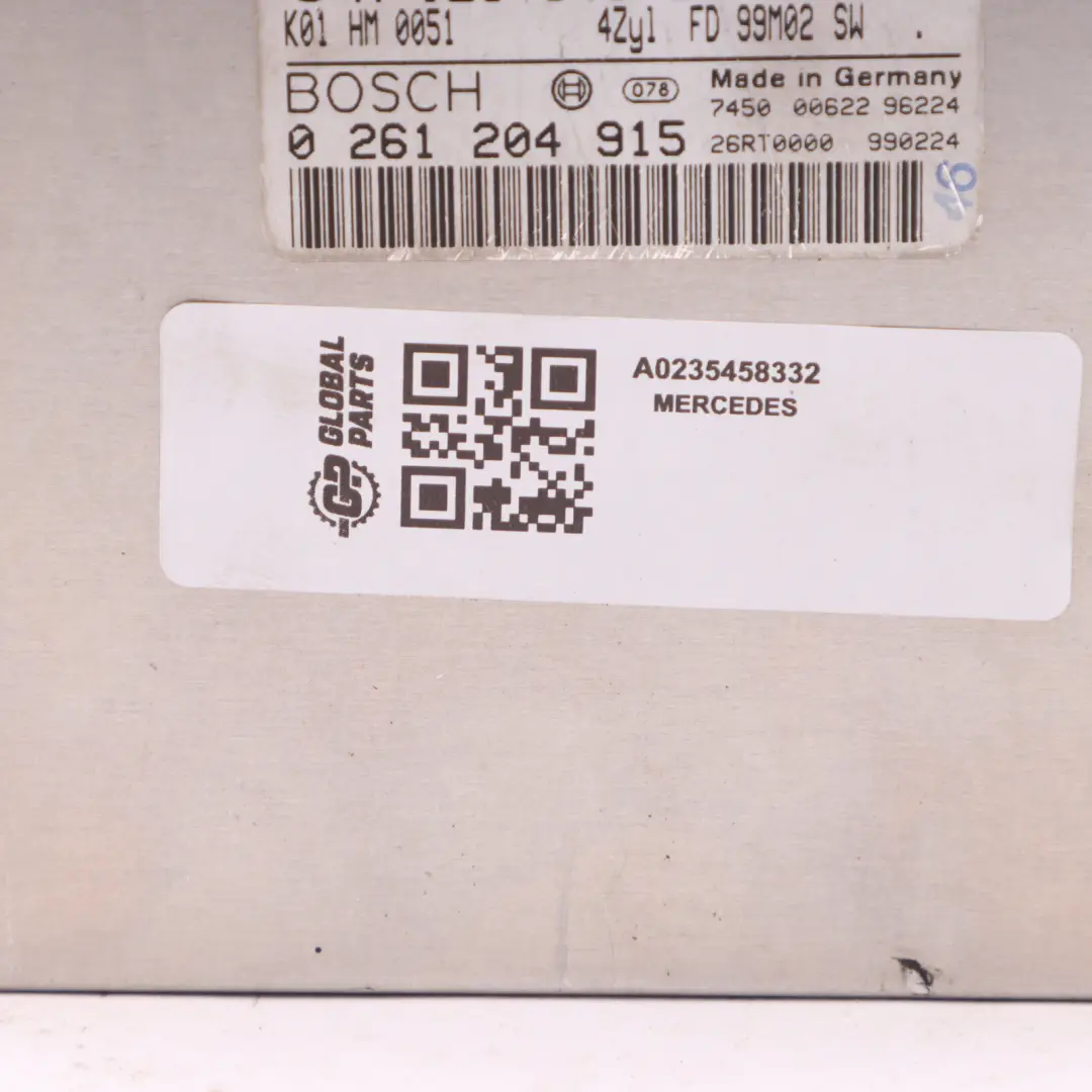 Mercedes R170 SLK 230 Kompressor M111.973 Engine ECU A0235458332 Automatic