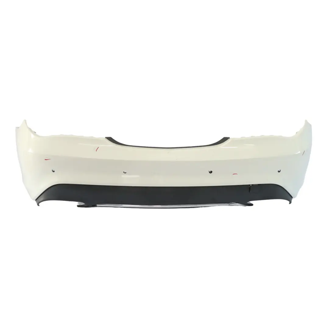 Mercedes C117 Rear Bumper Trim Panel Covering Calcite White - 650