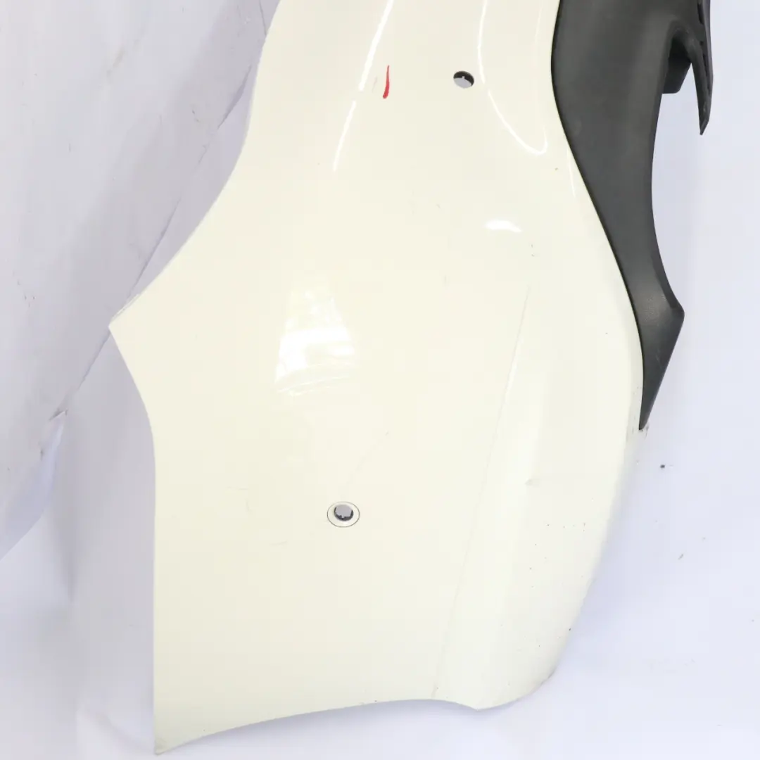 Mercedes C117 Rear Bumper Trim Panel Covering Calcite White - 650