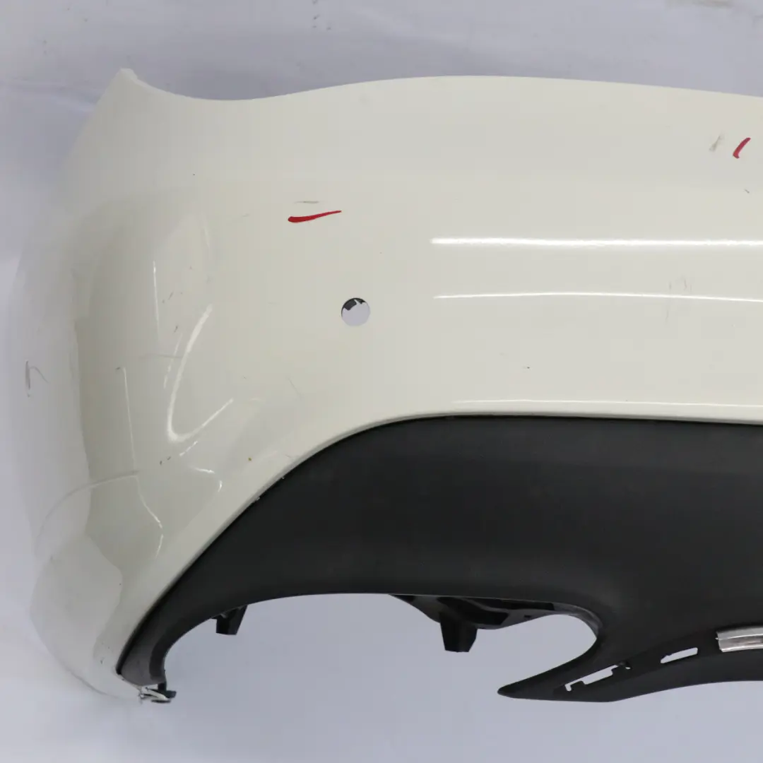 Mercedes C117 Rear Bumper Trim Panel Covering Calcite White - 650