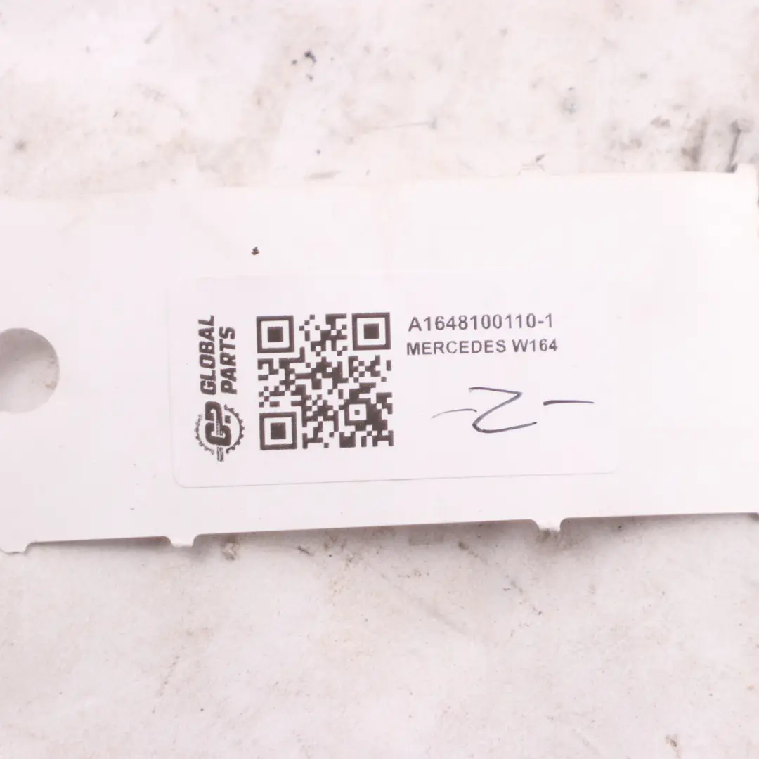 Sun Visor Mercedes ML W164 Mirror Cover Left N/S Grey With Label A1648100110
