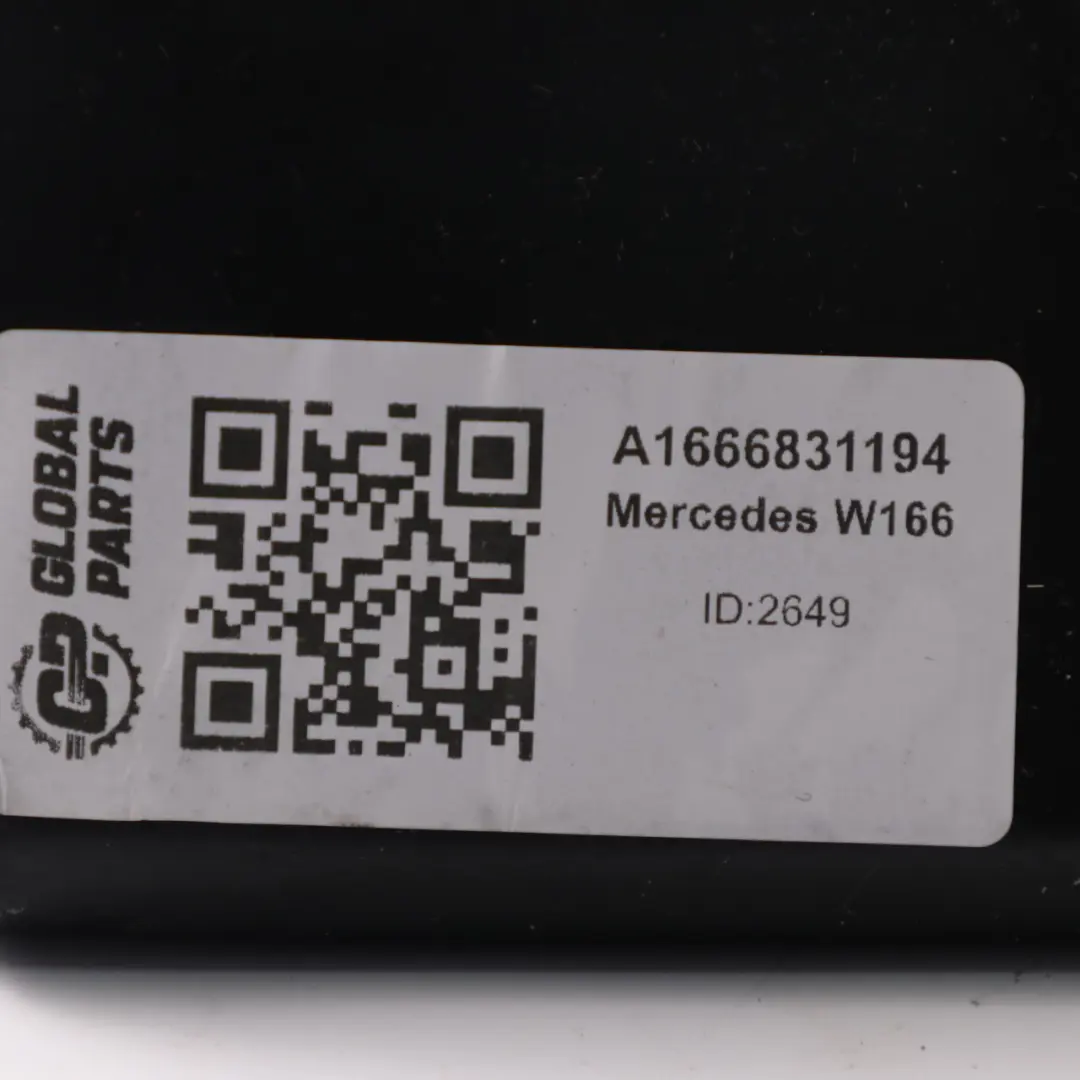 Inserto de almacenamiento Mercedes ML W166 C292 Consola central trasera Negro