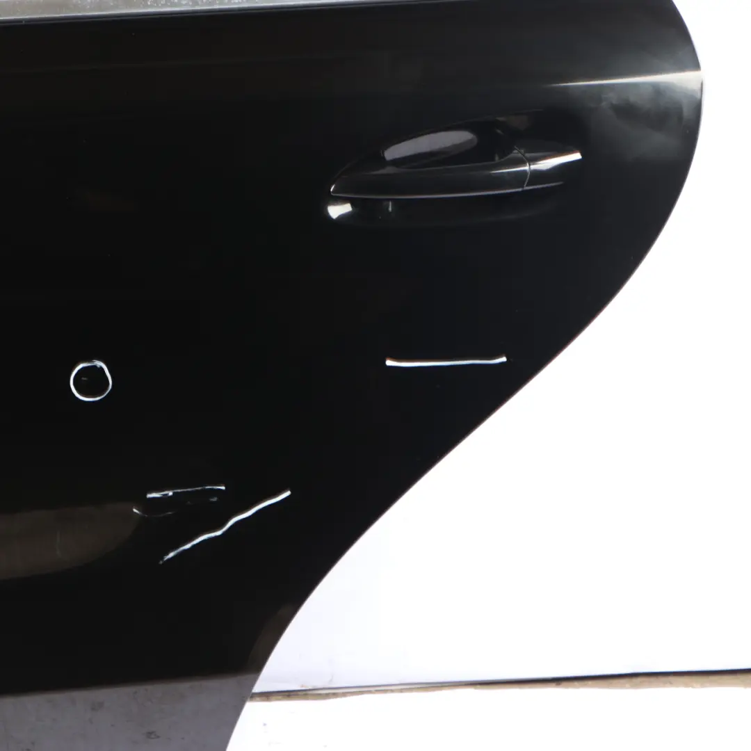 Mercedes ML W166 Door Rear Left N/S Obsidian Black Metallic - 197