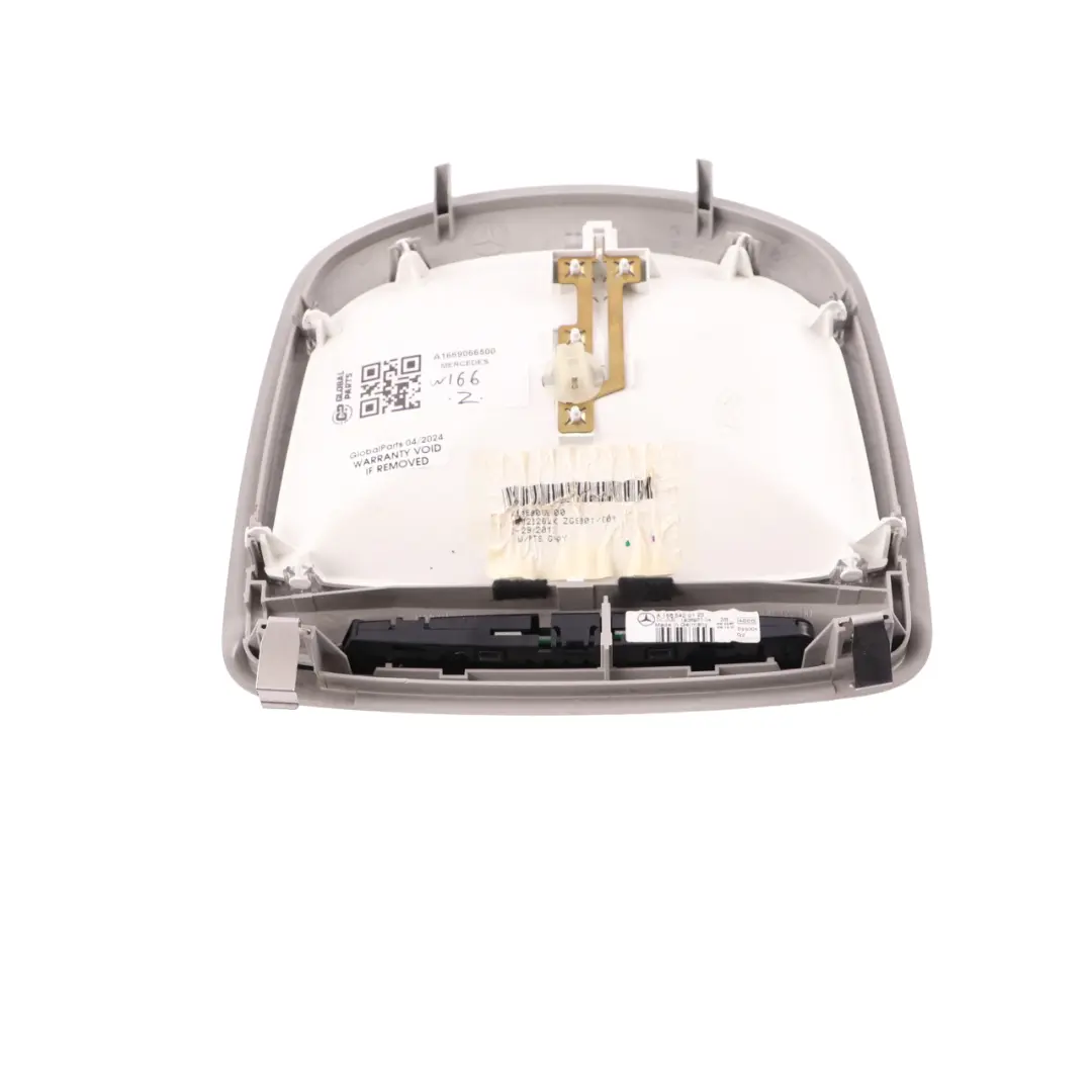 Luz de Cabina Mercedes ML W166 Luz de Techo Interior Trasera Beige A1669066500