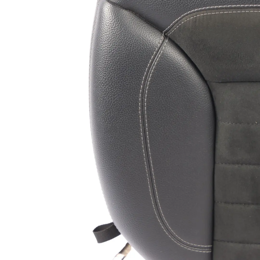 Mercedes ML W166 Rear Seat Cushion Left N/S Seat Bench Cover Cloth Leather Black