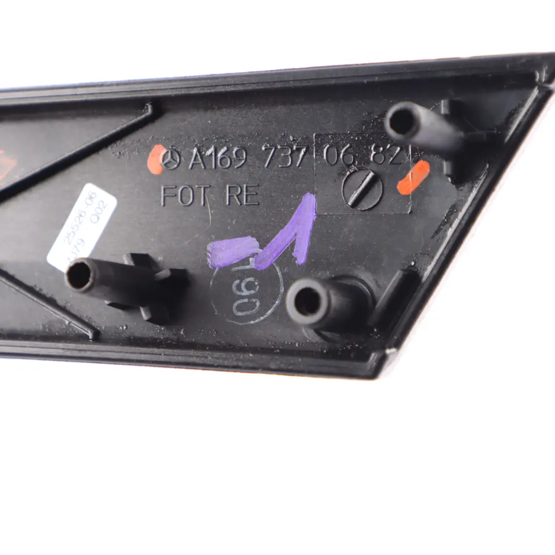 Mercedes W245 Rear Right O/S Door Card Trim Strip Aluminium A1697370682