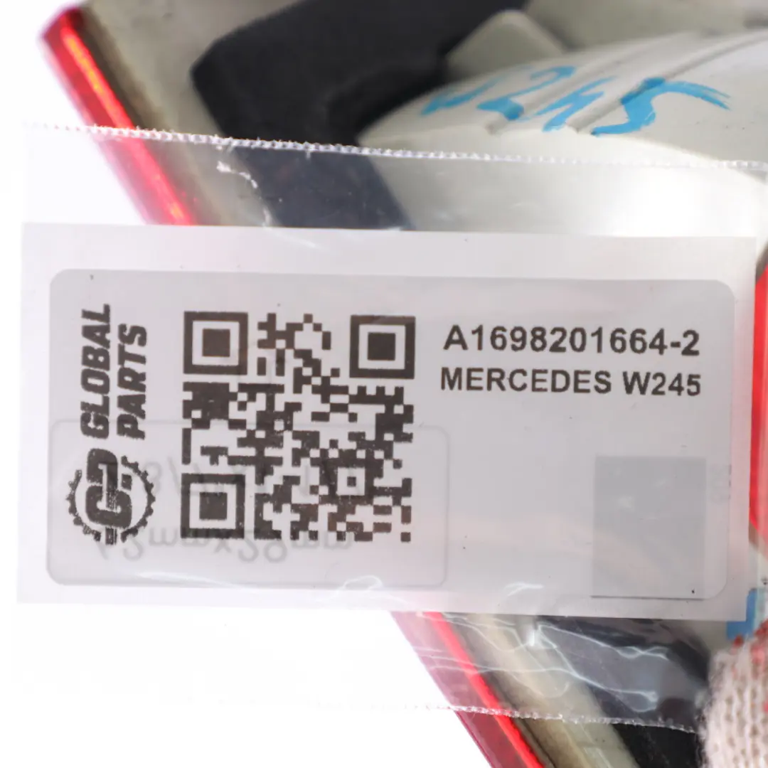 Mercedes W245 Trasero Derecho Luz trasera interior A1698201664