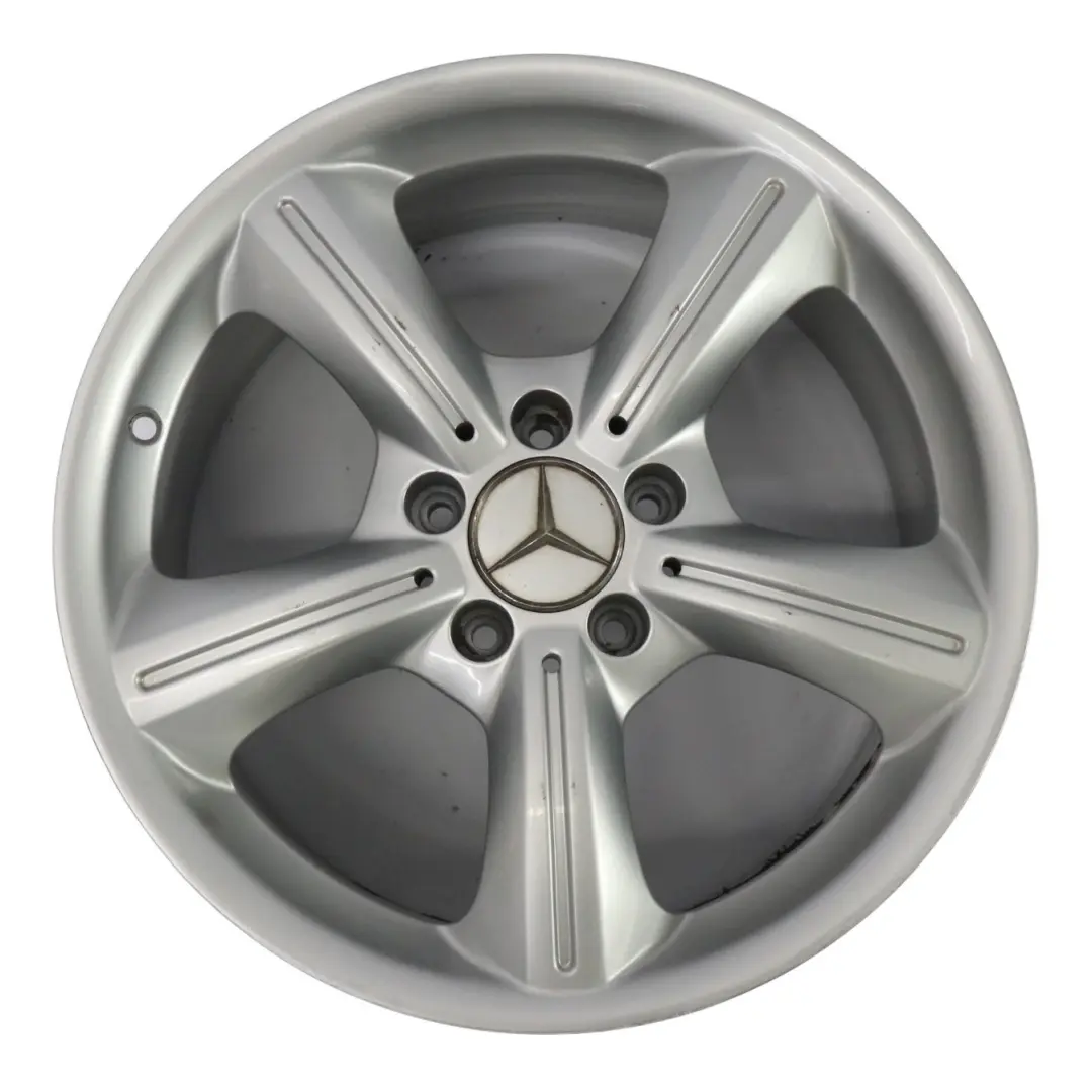 Mercedes SLK R171 Llanta de aleación plata 17" 8,5J ET:30 5 radios A1714011902