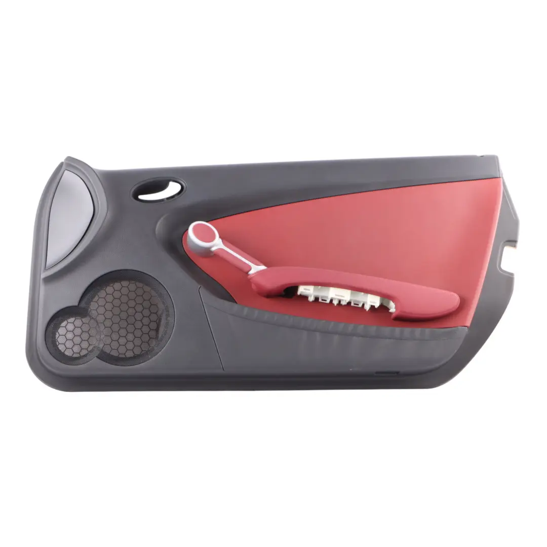 Door Card Panel Mercedes SLK R171 Roadster Front Right O/S Leather Highlight Red
