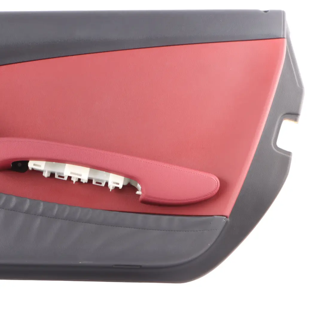Door Card Panel Mercedes SLK R171 Roadster Front Right O/S Leather Highlight Red