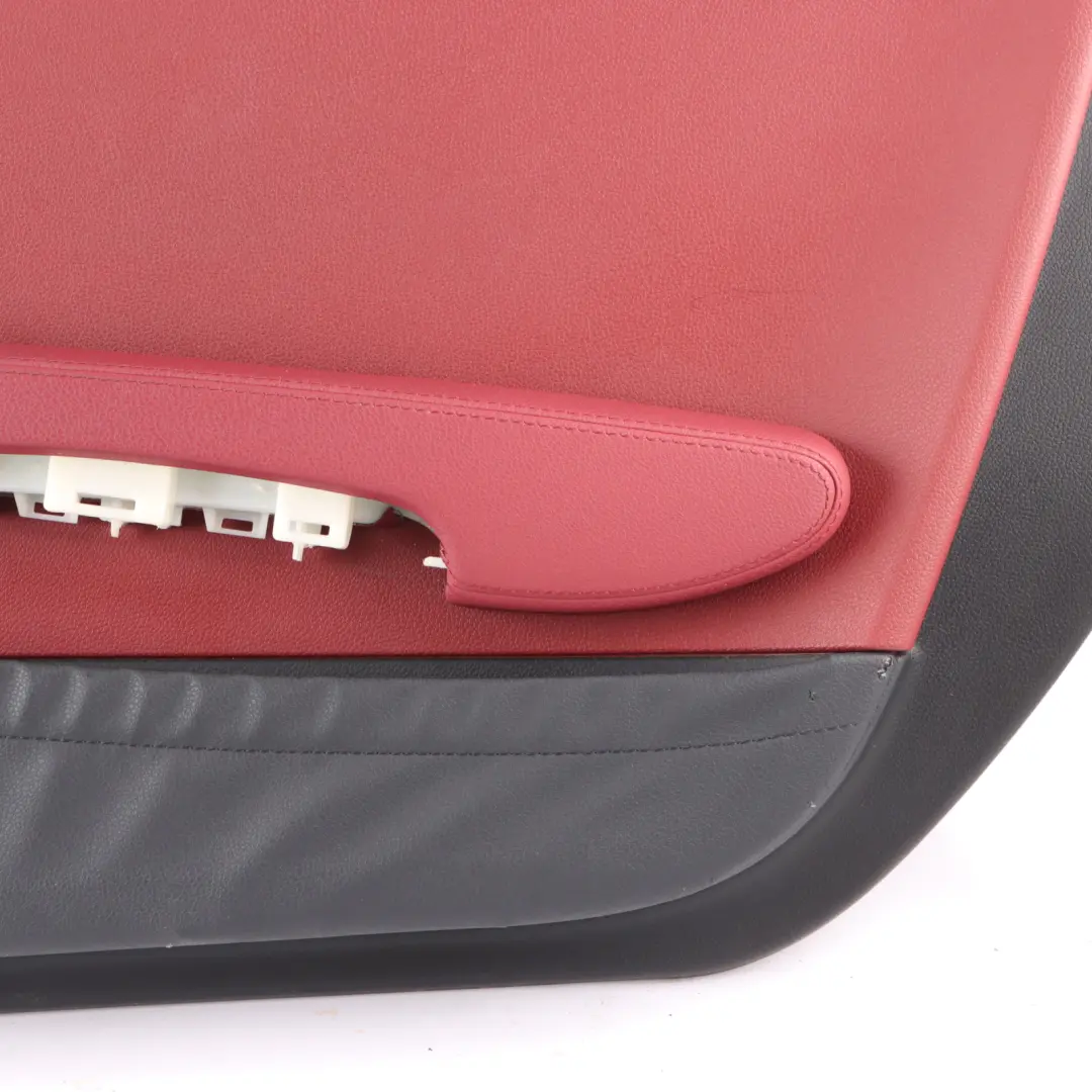 Door Card Panel Mercedes SLK R171 Roadster Front Right O/S Leather Highlight Red