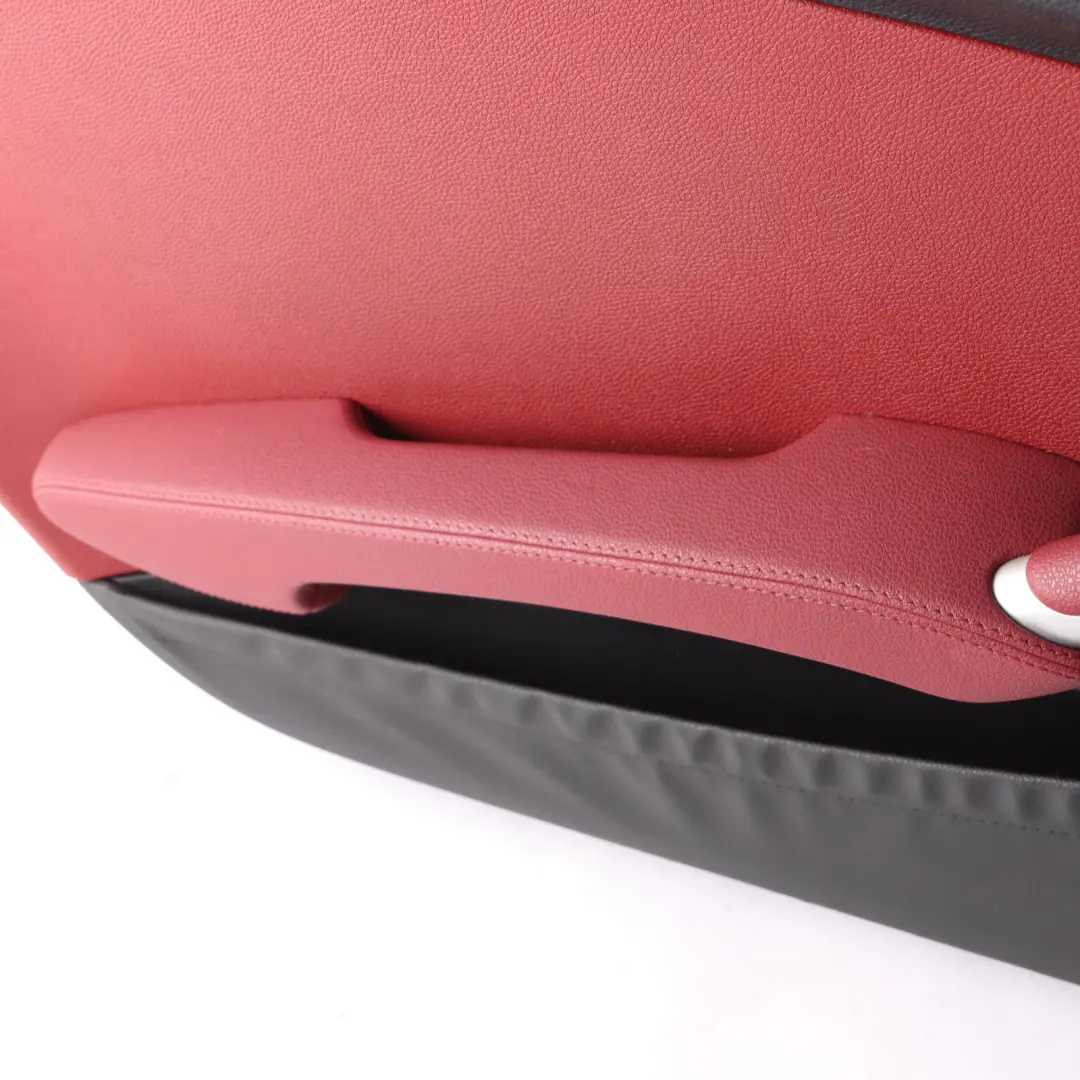 Door Card Panel Mercedes SLK R171 Roadster Front Left N/S Leather Highlight Red