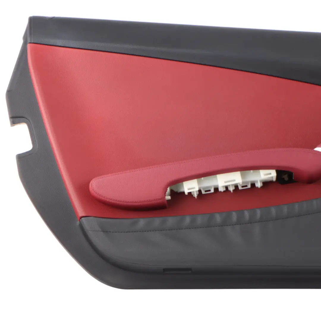 Door Card Panel Mercedes SLK R171 Roadster Front Left N/S Leather Highlight Red