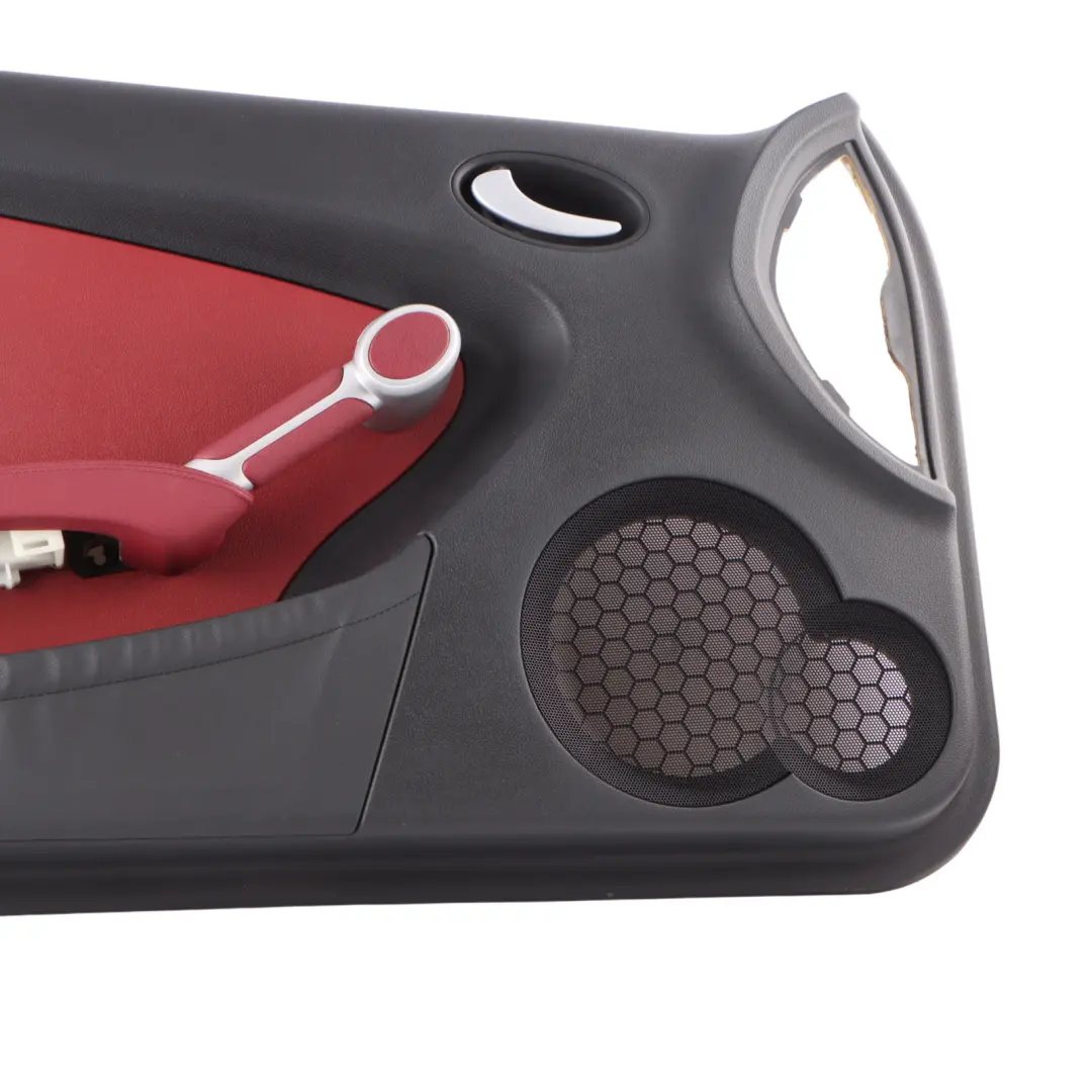 Door Card Panel Mercedes SLK R171 Roadster Front Left N/S Leather Highlight Red