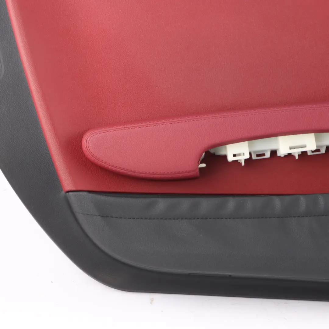 Door Card Panel Mercedes SLK R171 Roadster Front Left N/S Leather Highlight Red