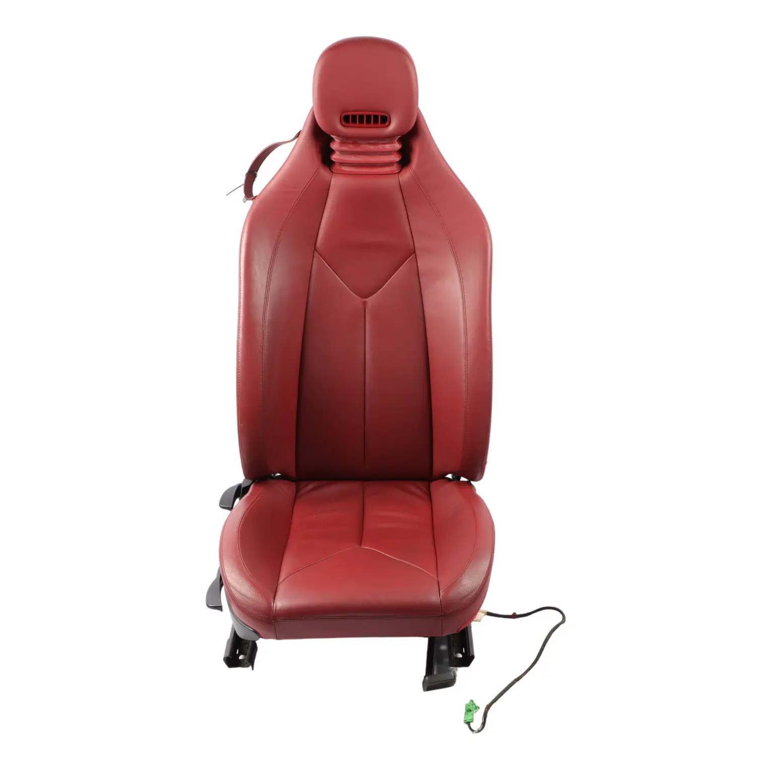 Front Seat Mercedes R171 Right O/S Heated Leather Nappa Semi-Aniline Red Memory