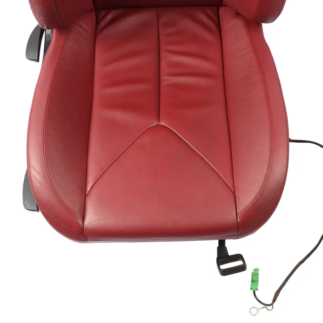 Front Seat Mercedes R171 Right O/S Heated Leather Nappa Semi-Aniline Red Memory