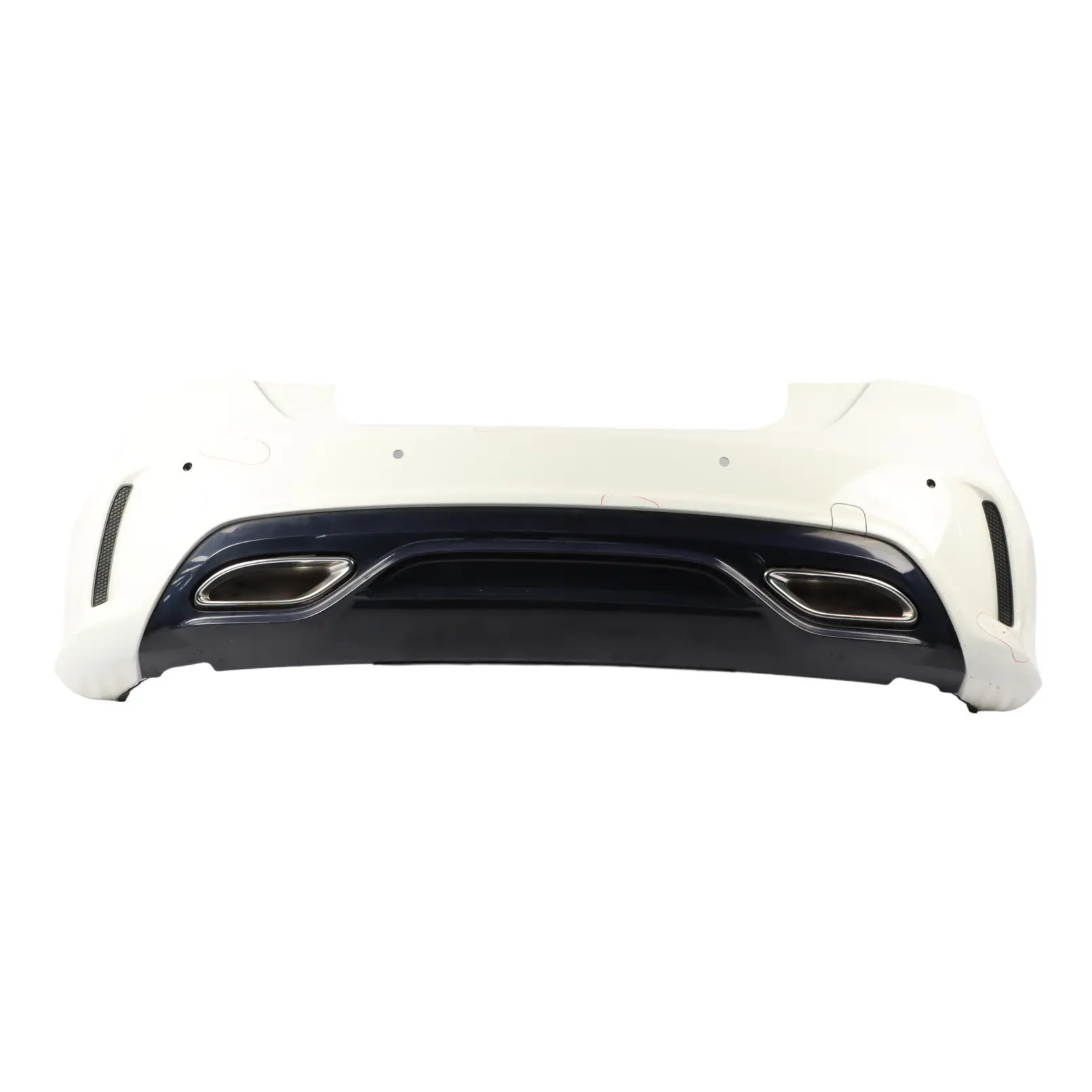 Mercedes W176 Bumper Rear Trim Panel Cover AMG Calcite White - 650