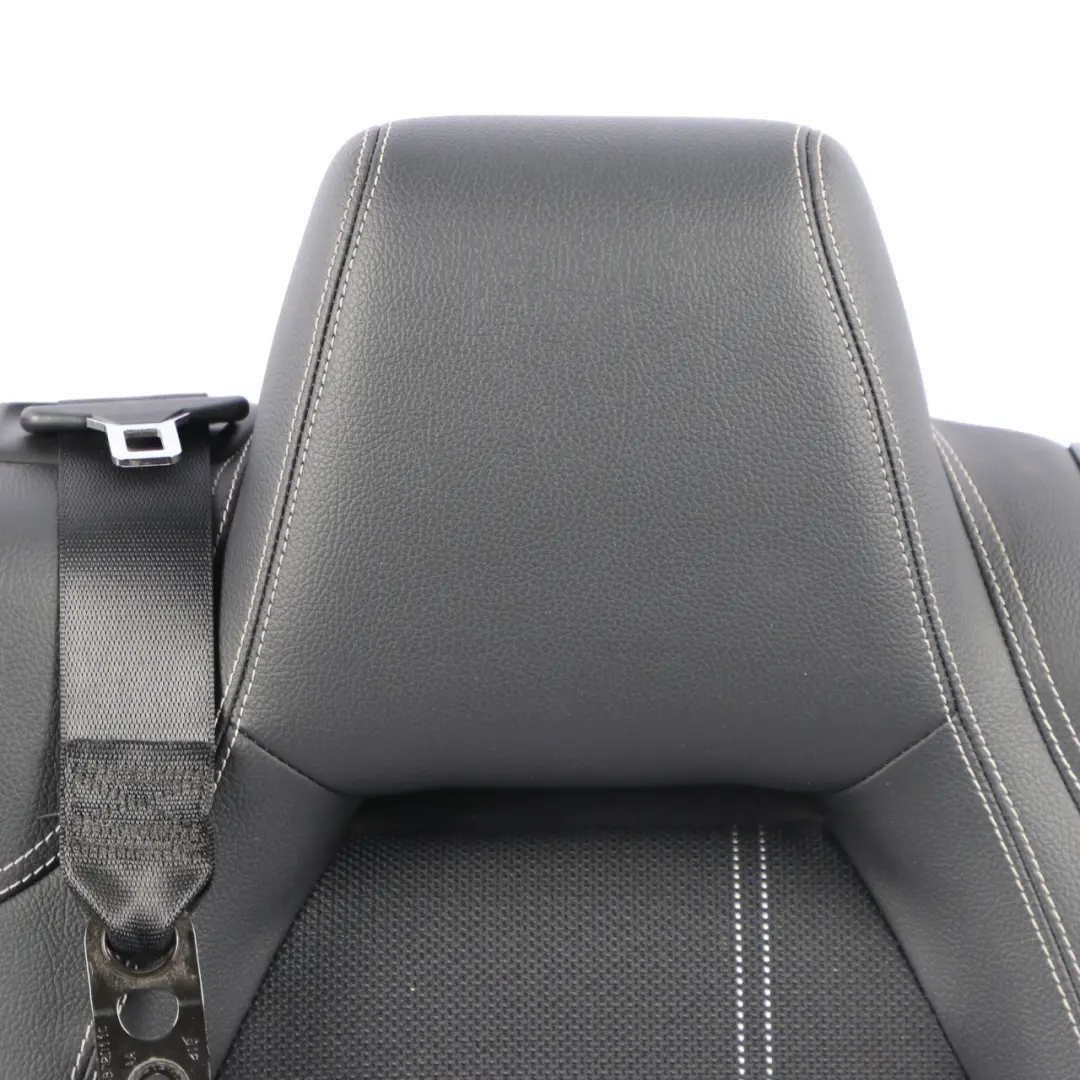 Seat Backrest Mercedes W176 Rear Left N/S Covering Leather Artico Black