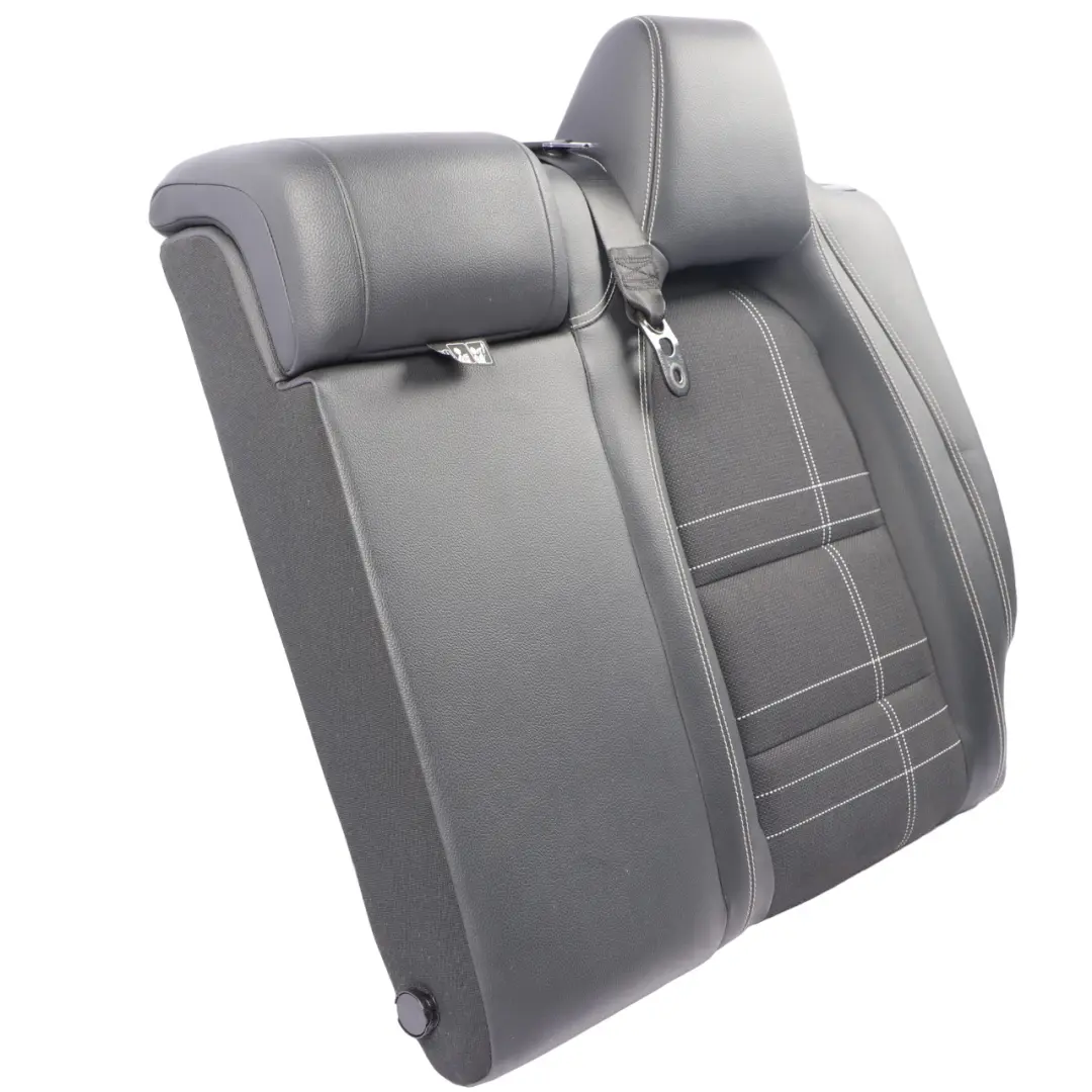 Seat Backrest Mercedes W176 Rear Left N/S Covering Leather Artico Black