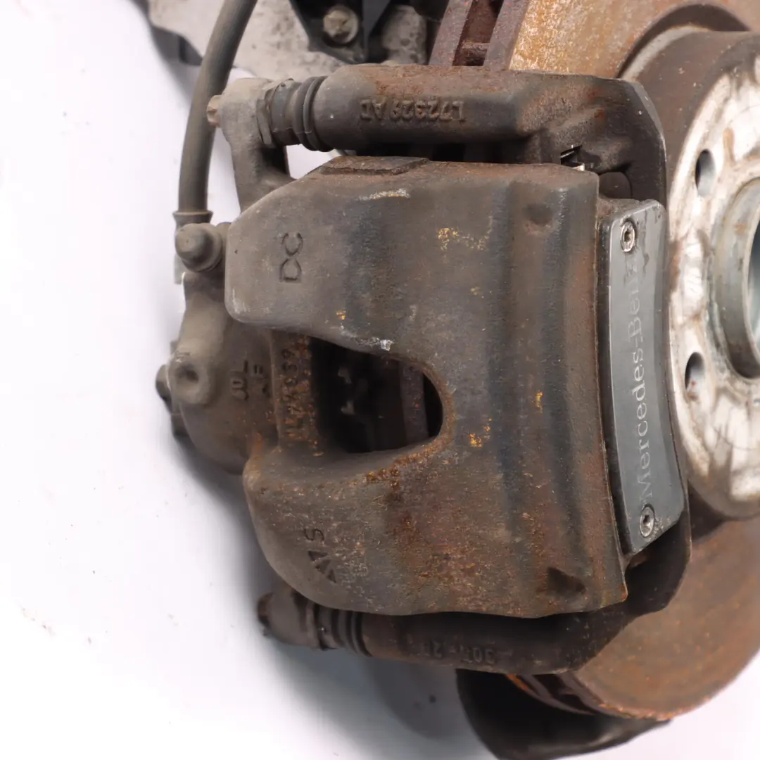 Mercedes W177 A200d OM654 Front Left N/S Suspension Leg Brake Disc Wheel Hub