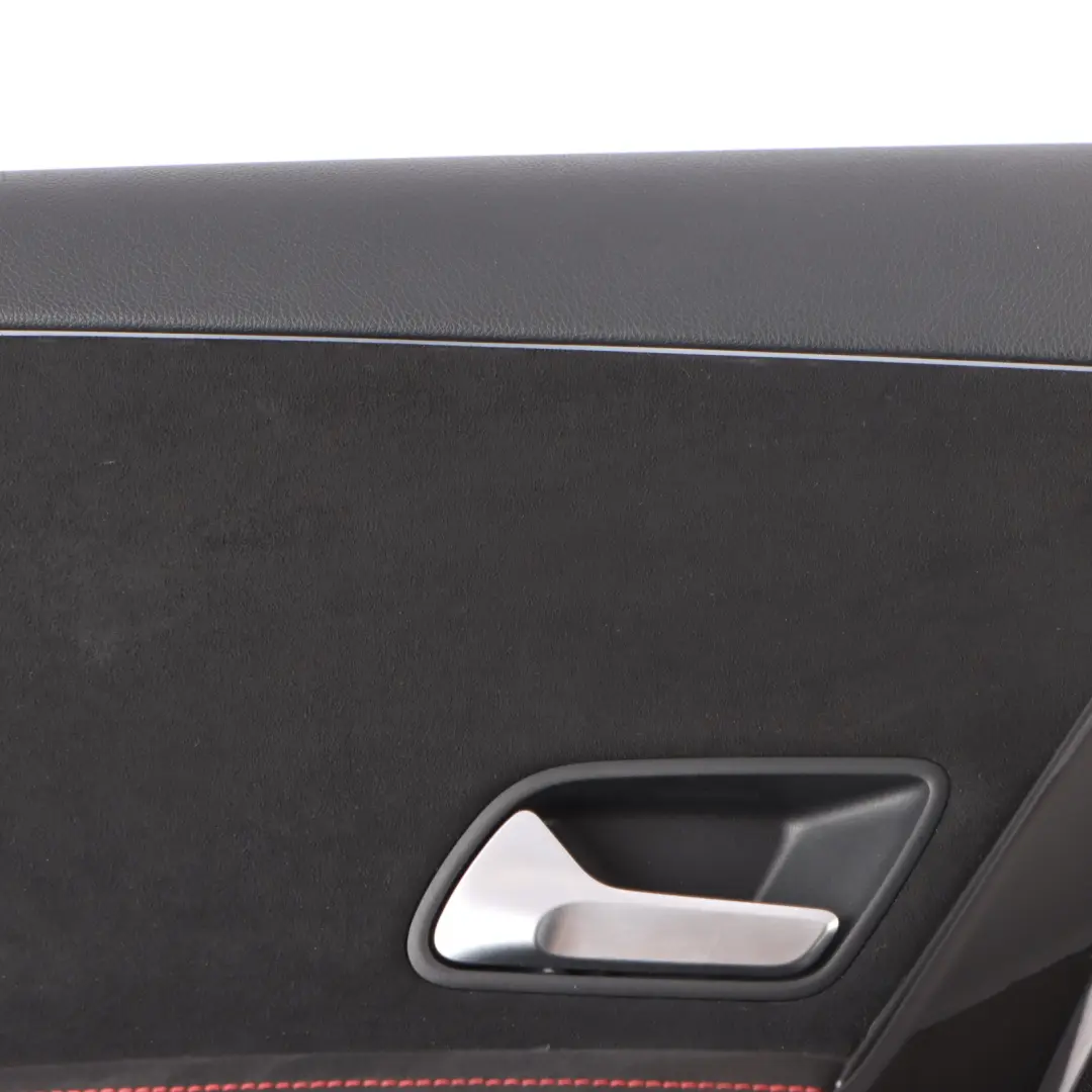 Rear Door Card Mercedes V177 Left N/S Trim Panel Cover Leather Black