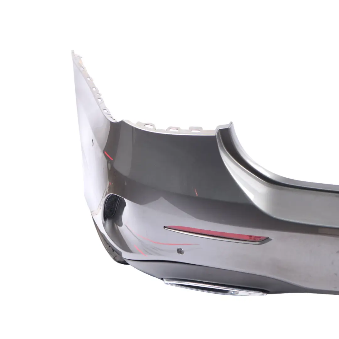 Mercedes V177 Bumper Rear AMG Trim Panel Covering Mountain Grey Metallic - 787