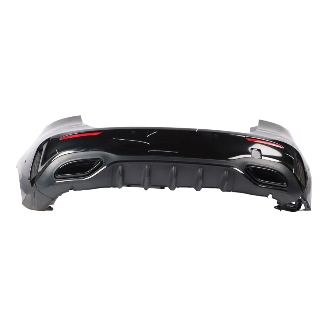 Mercedes W177 Bumper Rear AMG Trim Panel Covering Kosmos Black Metallic - 191