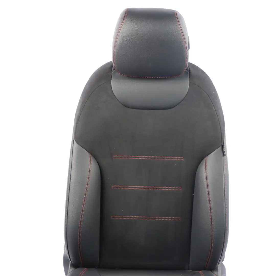 Mercedes V177 Front Left N/S Seat Imitation Leather Microfiber Heated Black