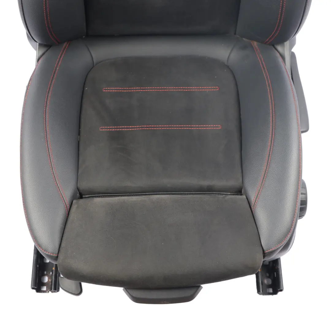 Mercedes V177 Front Left N/S Seat Imitation Leather Microfiber Heated Black