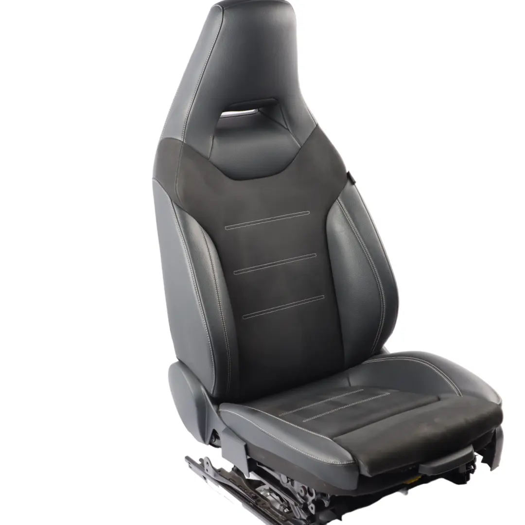 Front Seat Mercedes C118 W177 Left N/S Fabric Imitation Leather Black