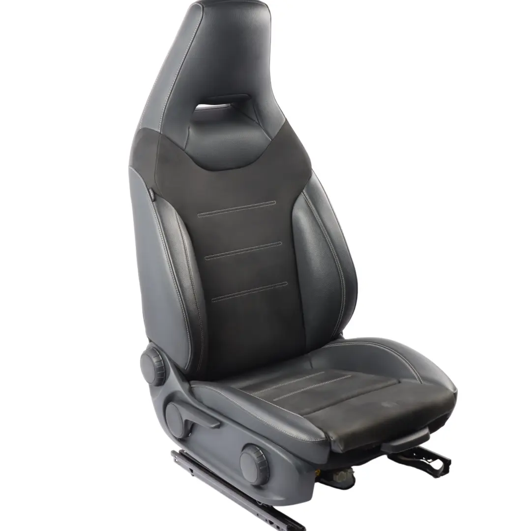 Mercedes W177 Front Seat Right O/S Heated Fabric Imitation Leather Black