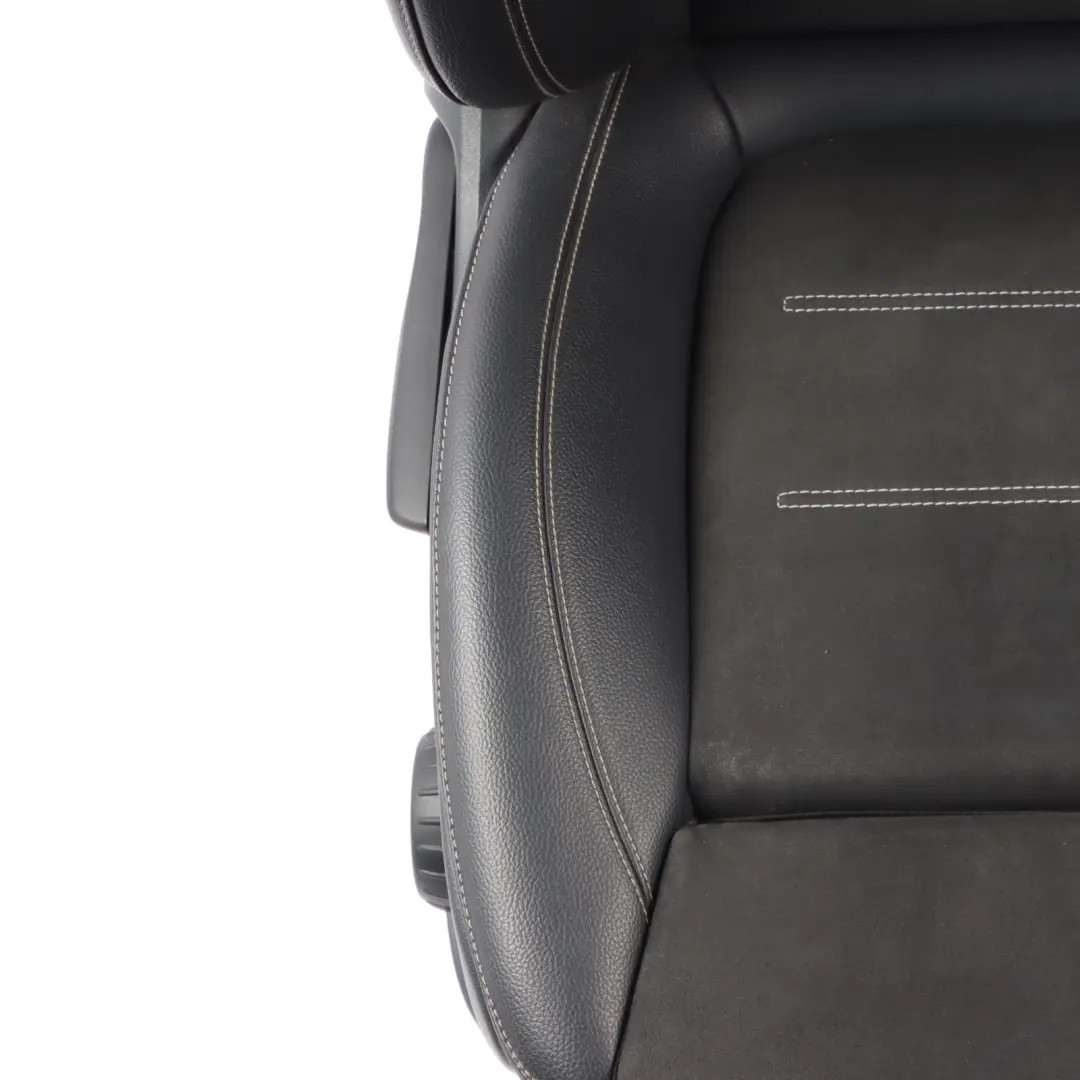 Mercedes W177 Front Seat Right O/S Heated Fabric Imitation Leather Black