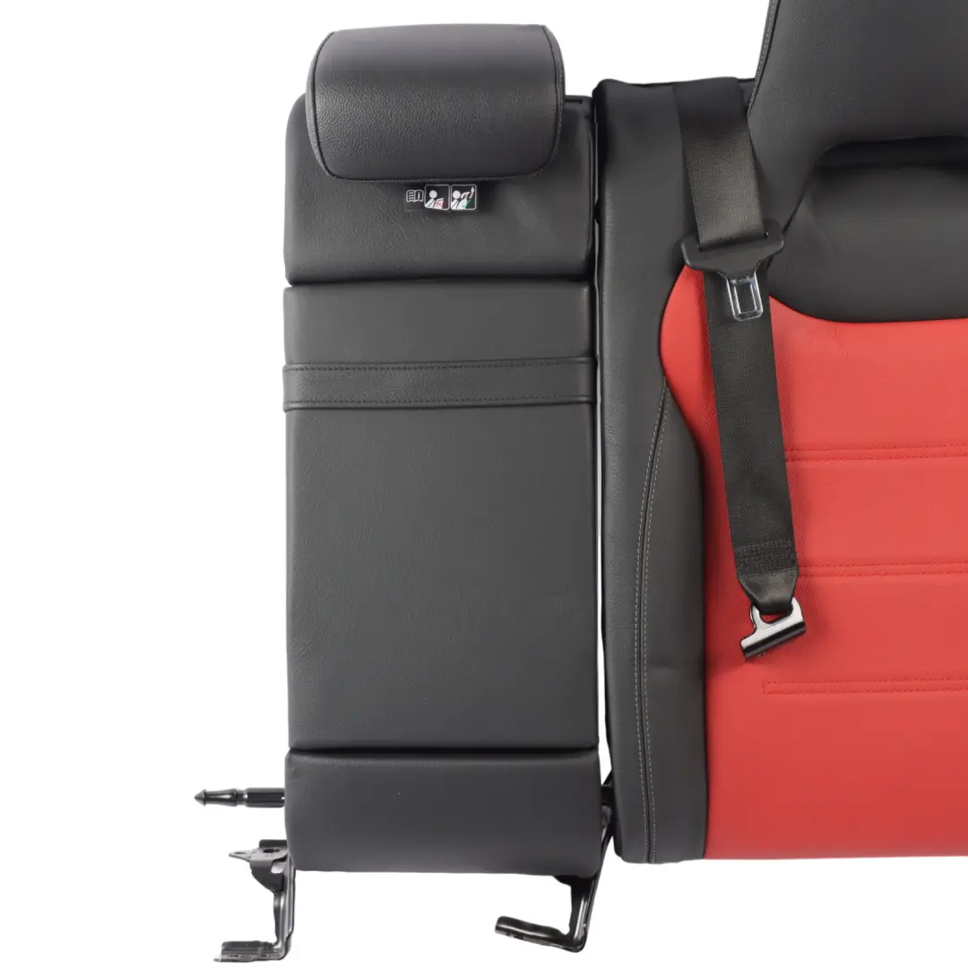 Seat Backrest Mercedes C118 W177 Rear Left N/S Leather Black Red AMG Performance