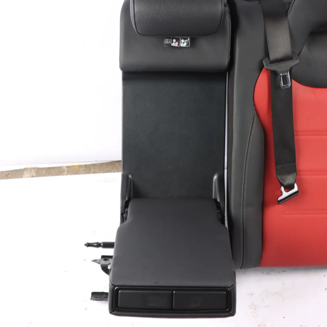 Seat Backrest Mercedes C118 W177 Rear Left N/S Leather Black Red AMG Performance