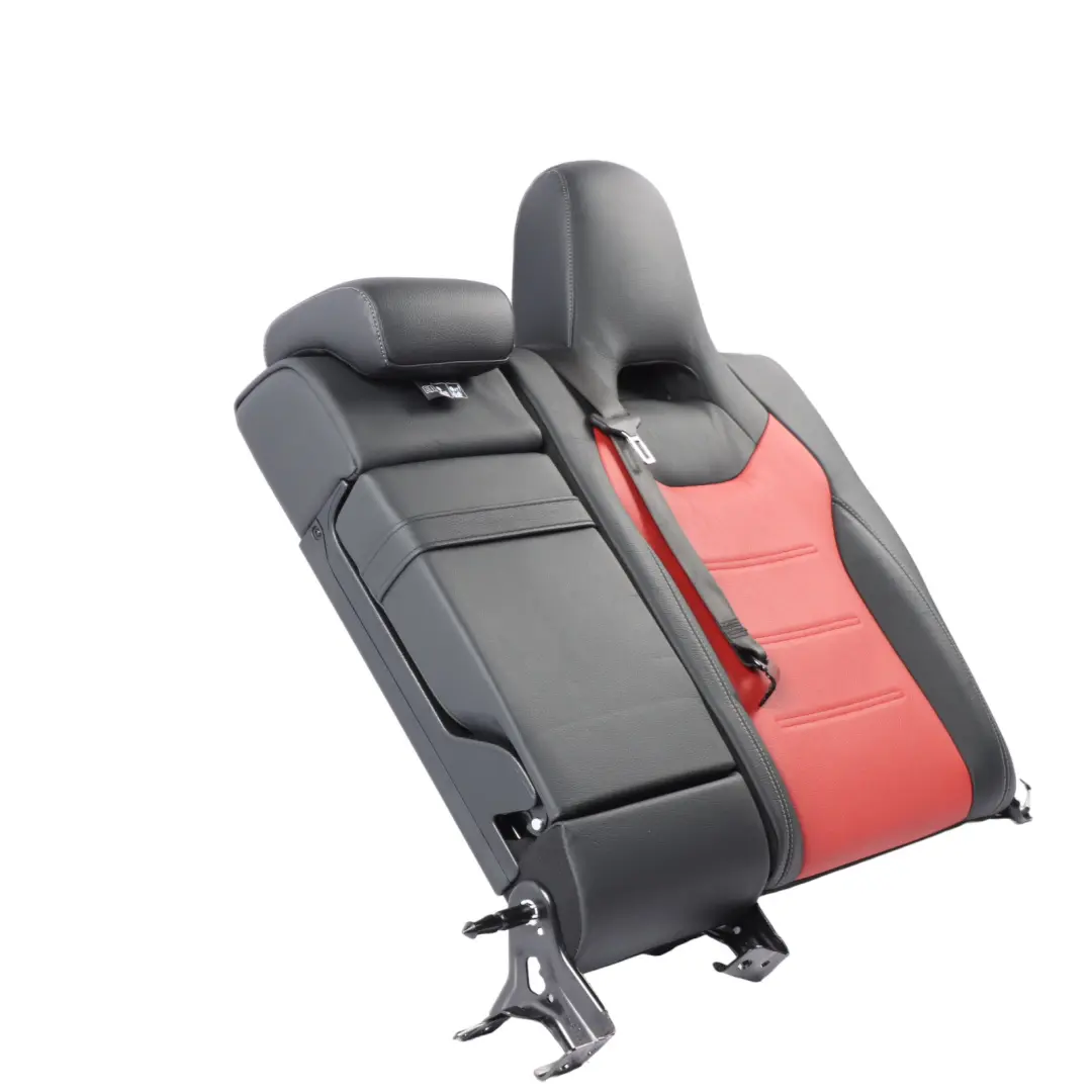 Seat Backrest Mercedes C118 W177 Rear Left N/S Leather Black Red AMG Performance