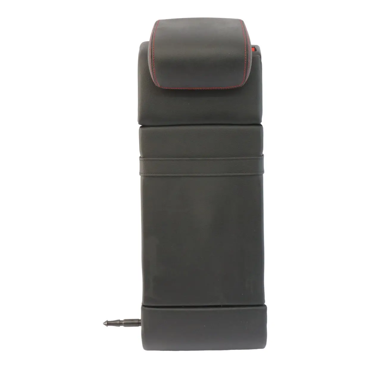 Mercedes H243 Rear Armrest Center Headrest Imitation Leather Black Red Accents